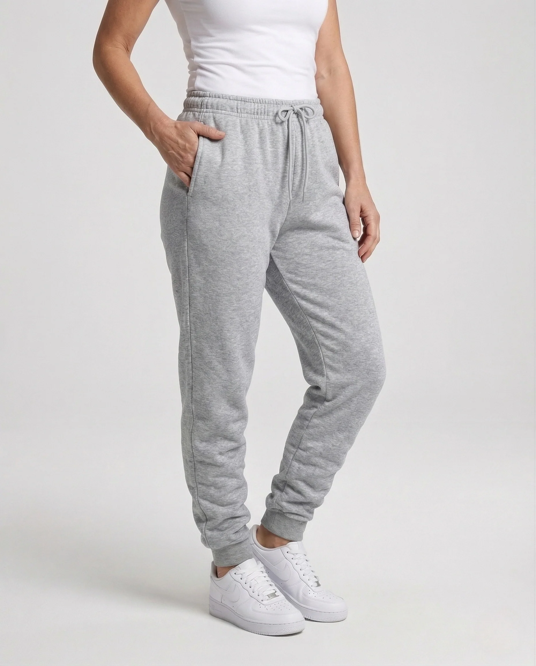 Unisex Fleece Jogginghose schmal zulaufend - Image 2