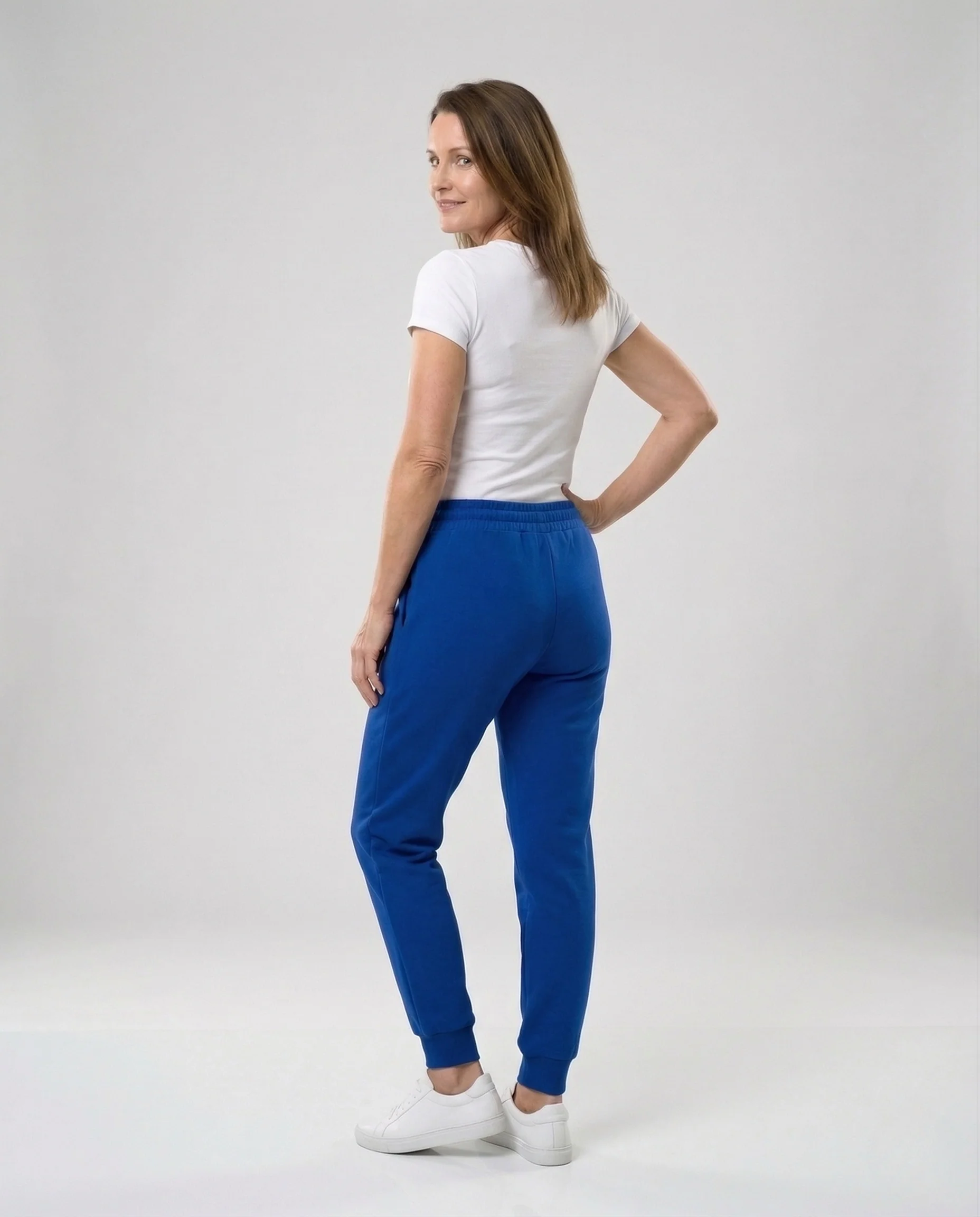 Unisex Jogginghose Baumwollfleece Freizeit Hose mit Elastischem Bund - Image 4