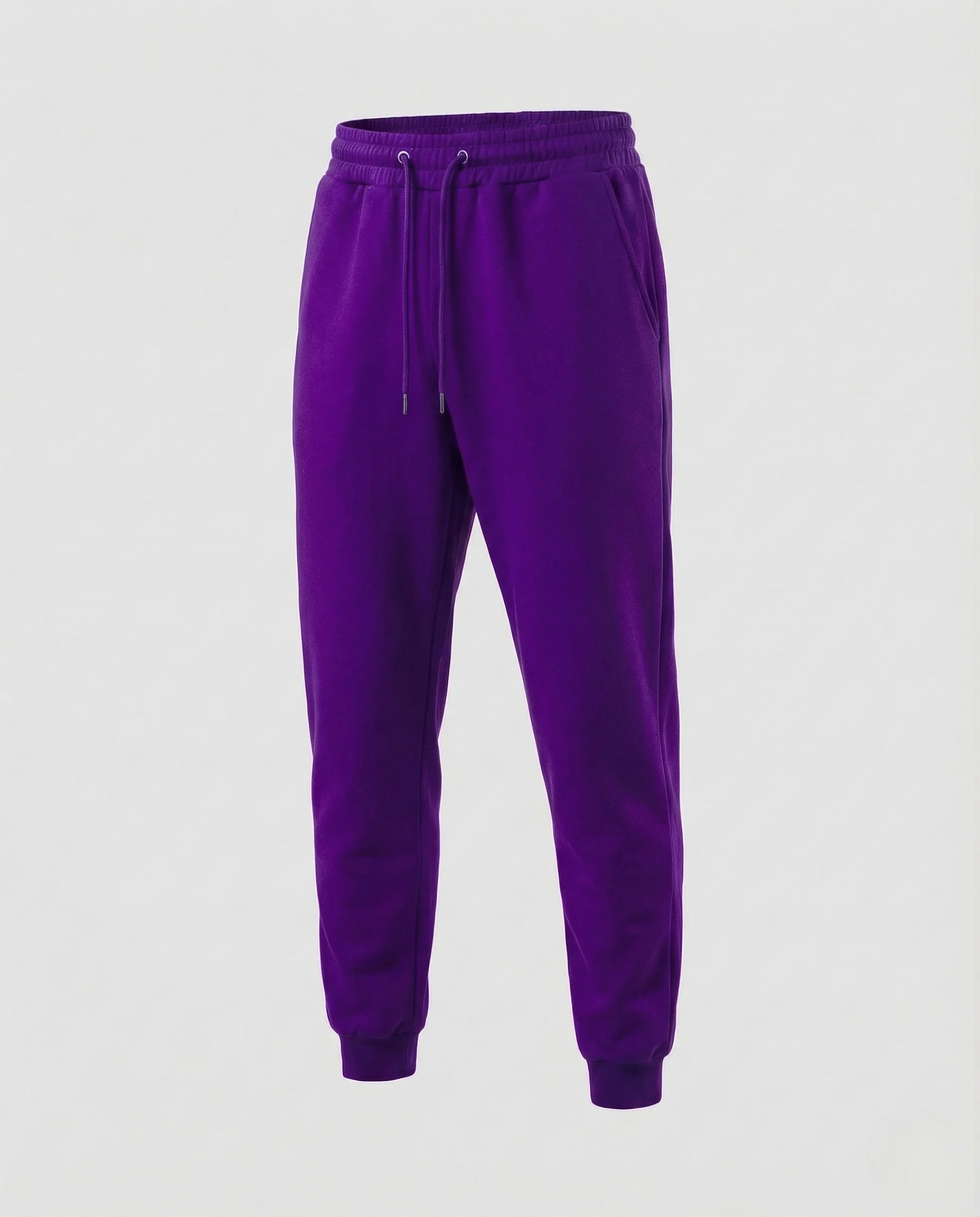 Unisex Jogginghose Baumwollfleece Freizeit Hose mit Elastischem Bund - Image 6