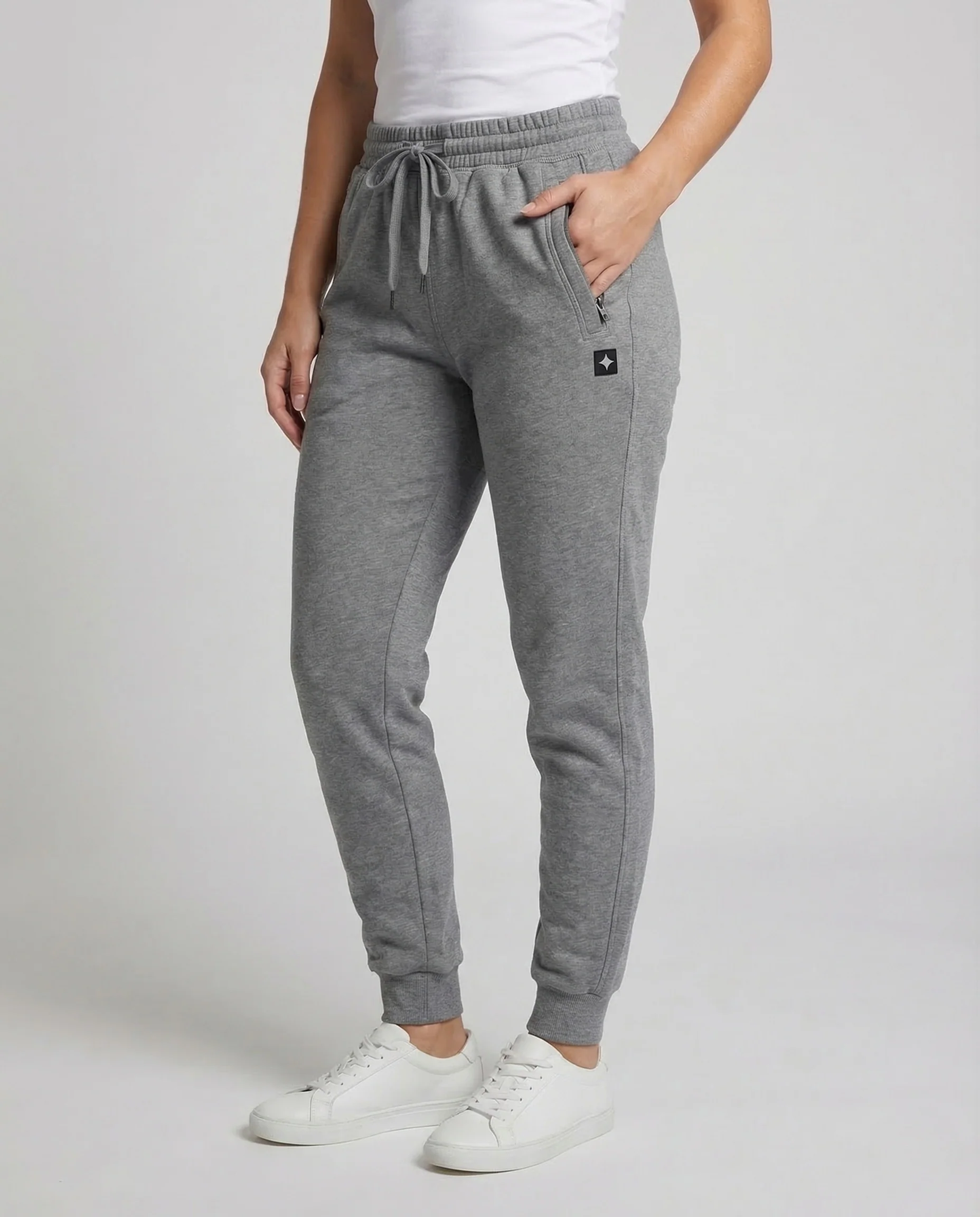 Unisex Jogginghose Sport Reißverschlusstaschen - Image 2
