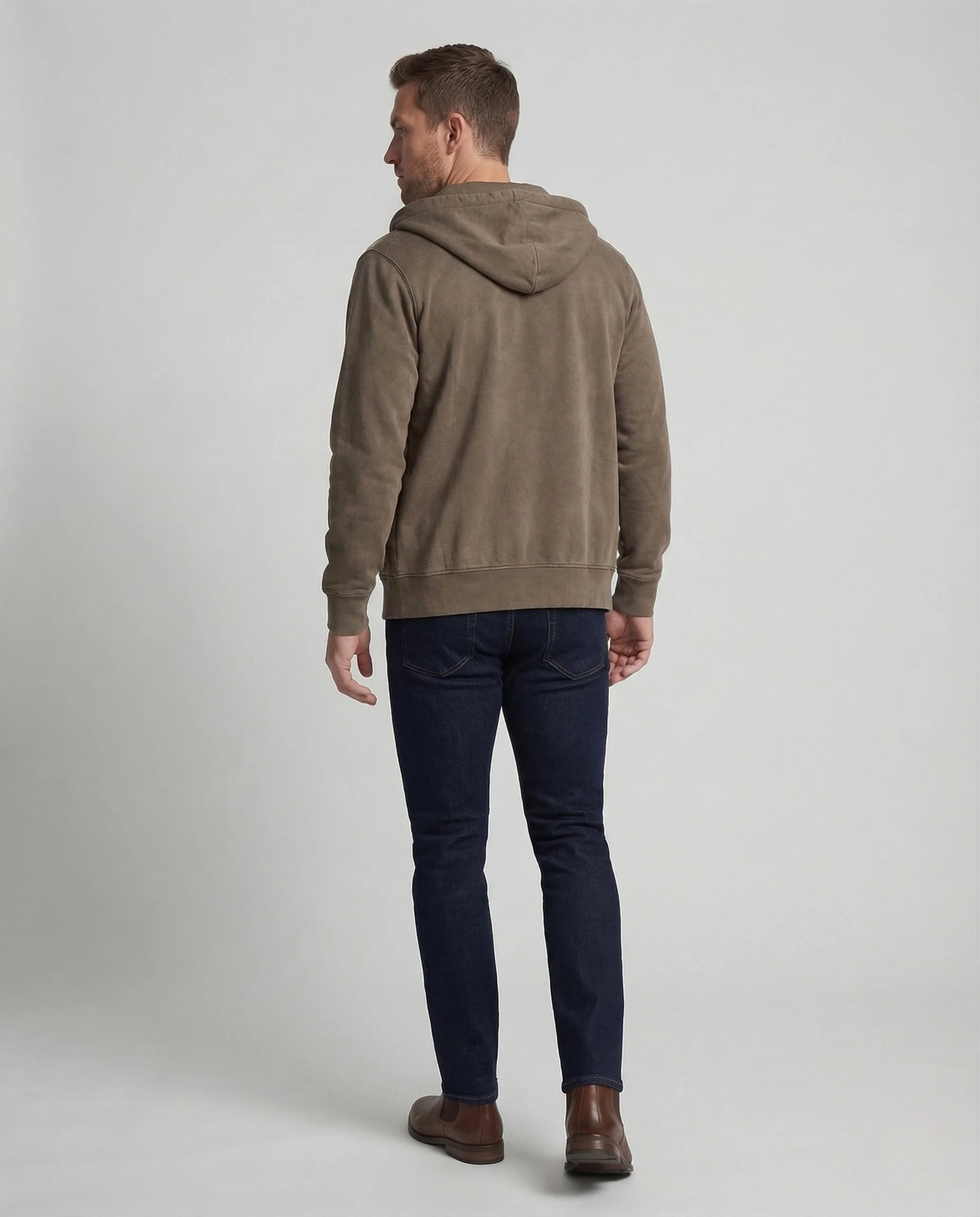 Unisex Vintage Hoodie Zipjacke mit Flaggenprint - Image 4