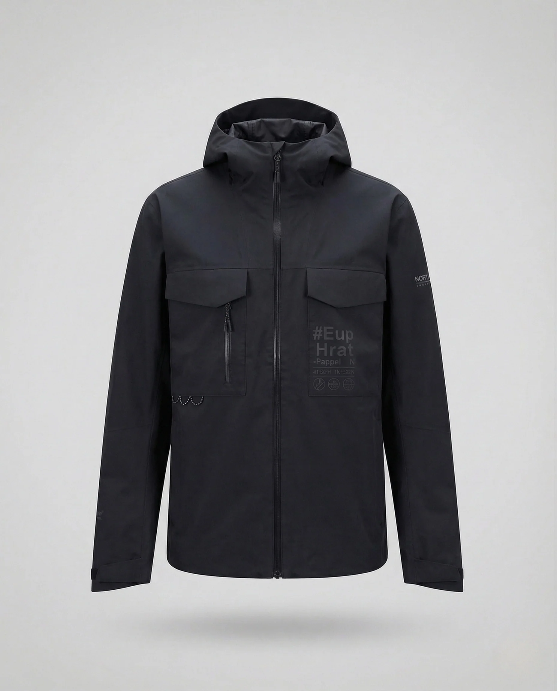 Unisex Funktionsjacke Wasserdicht Kapuze - Image 6