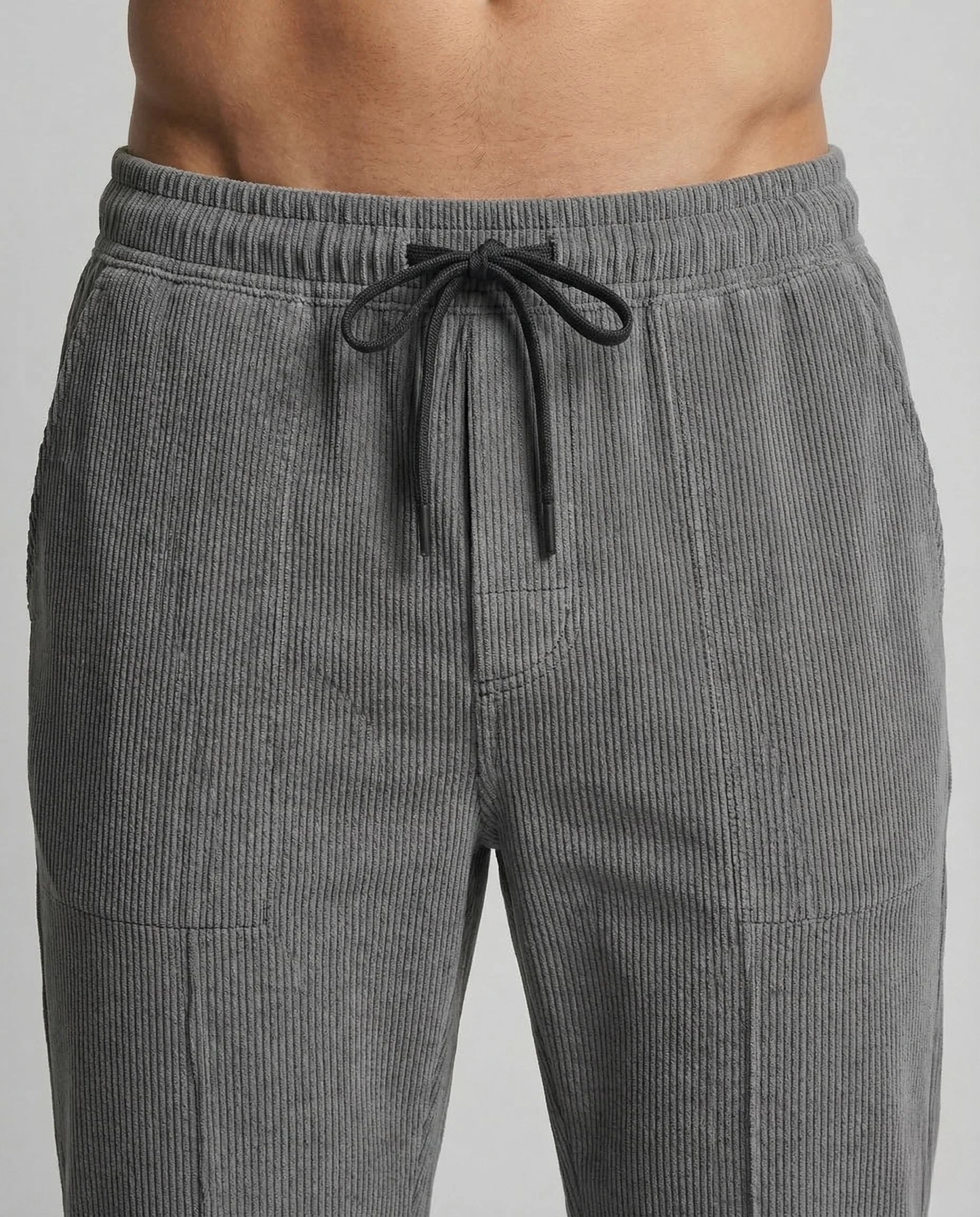 Unisex Cordhose Baggy Elastikbund - Image 3
