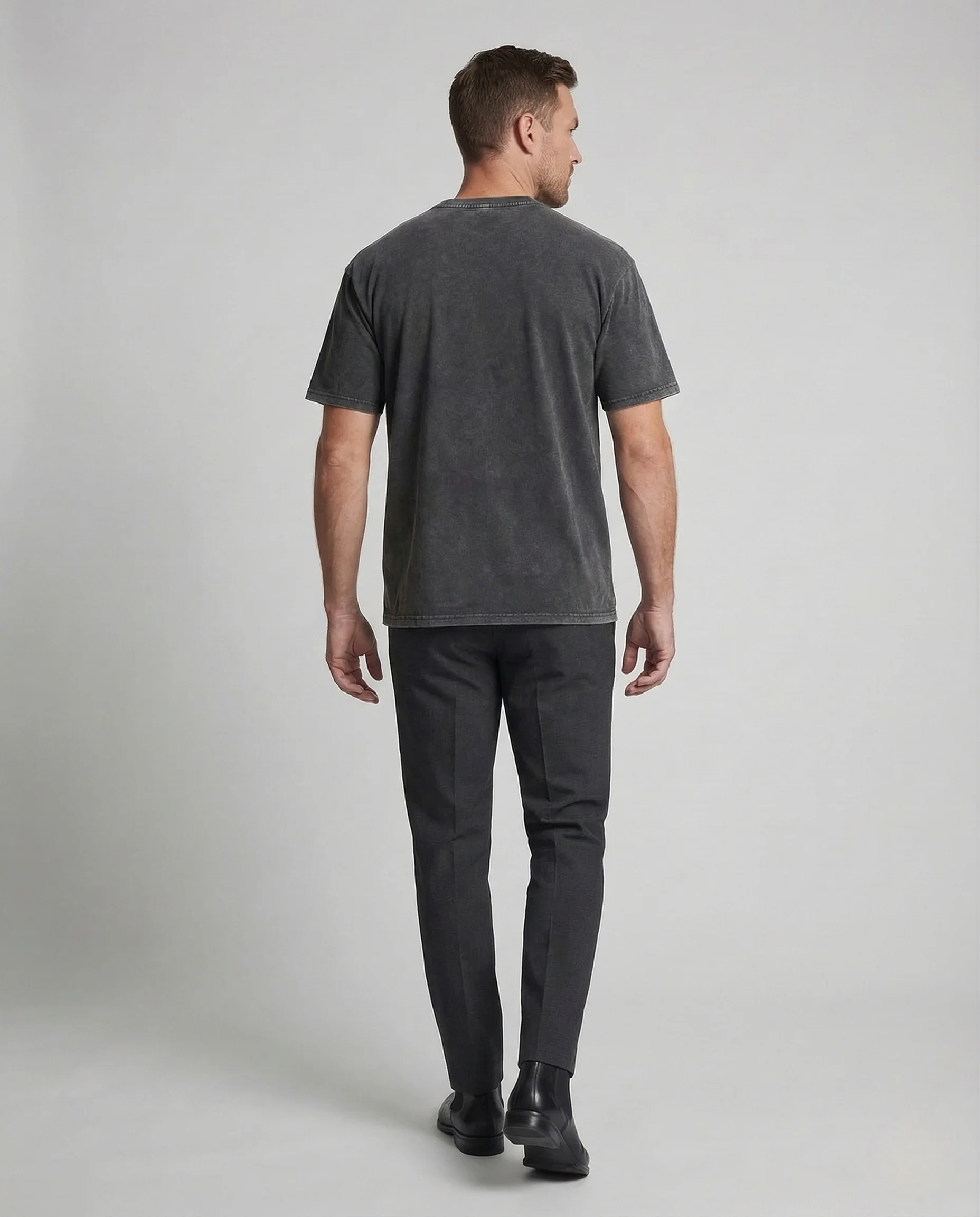 Unisex T Shirt Oversize Fotoprint Baumwolle - Image 4