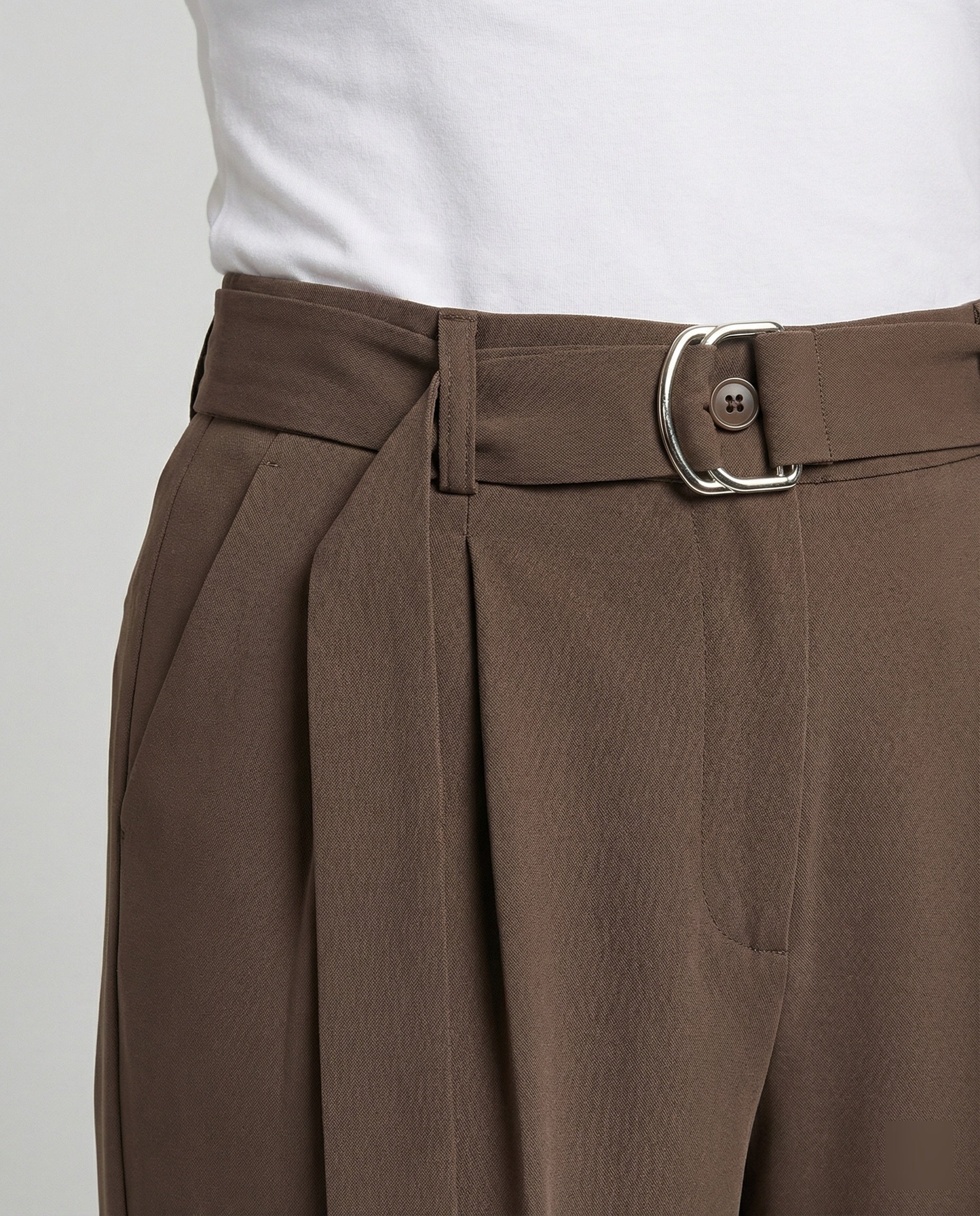 Freizeitkleidung Unisex Bundfaltenhose Weit - Image 6