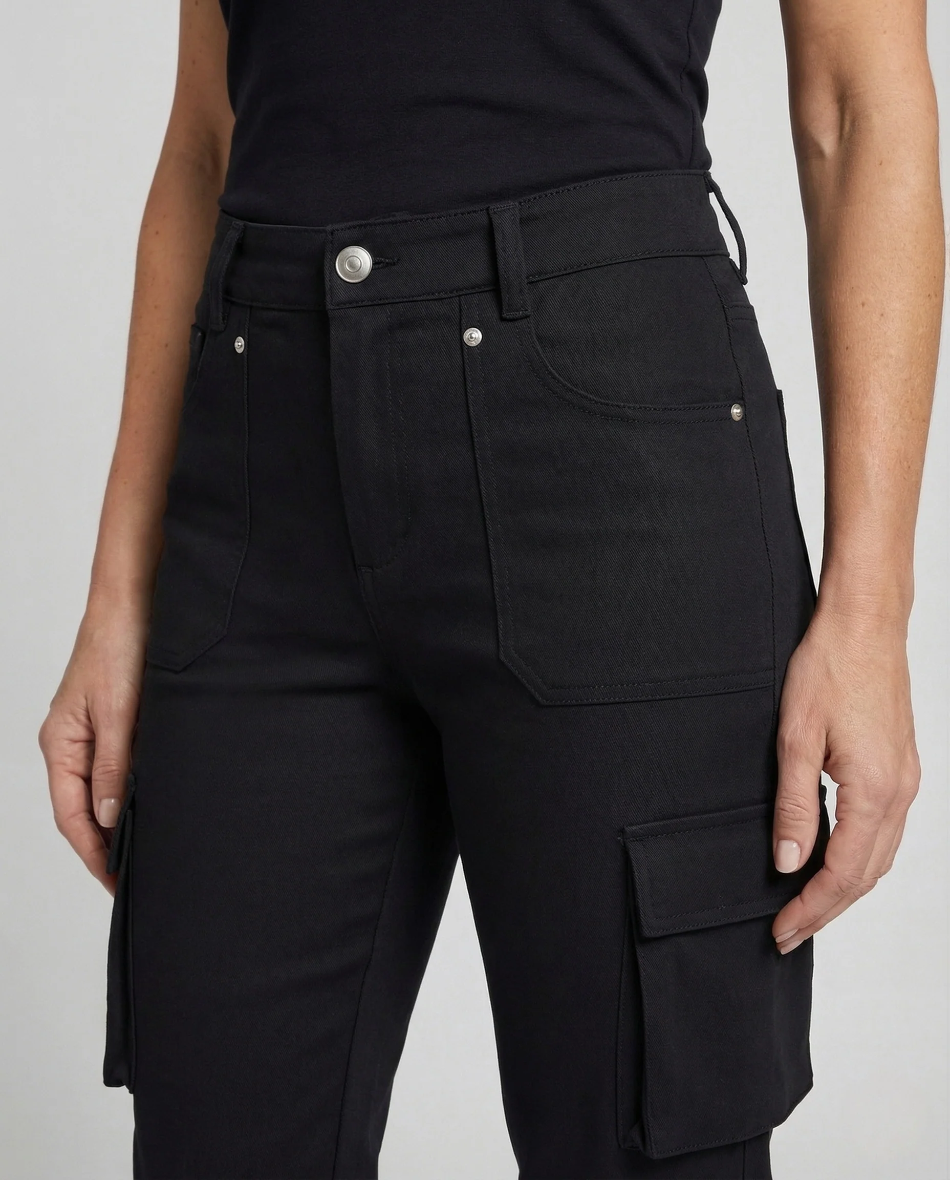 Unisex Cargo Hose weit mit Klappentaschen - Image 3