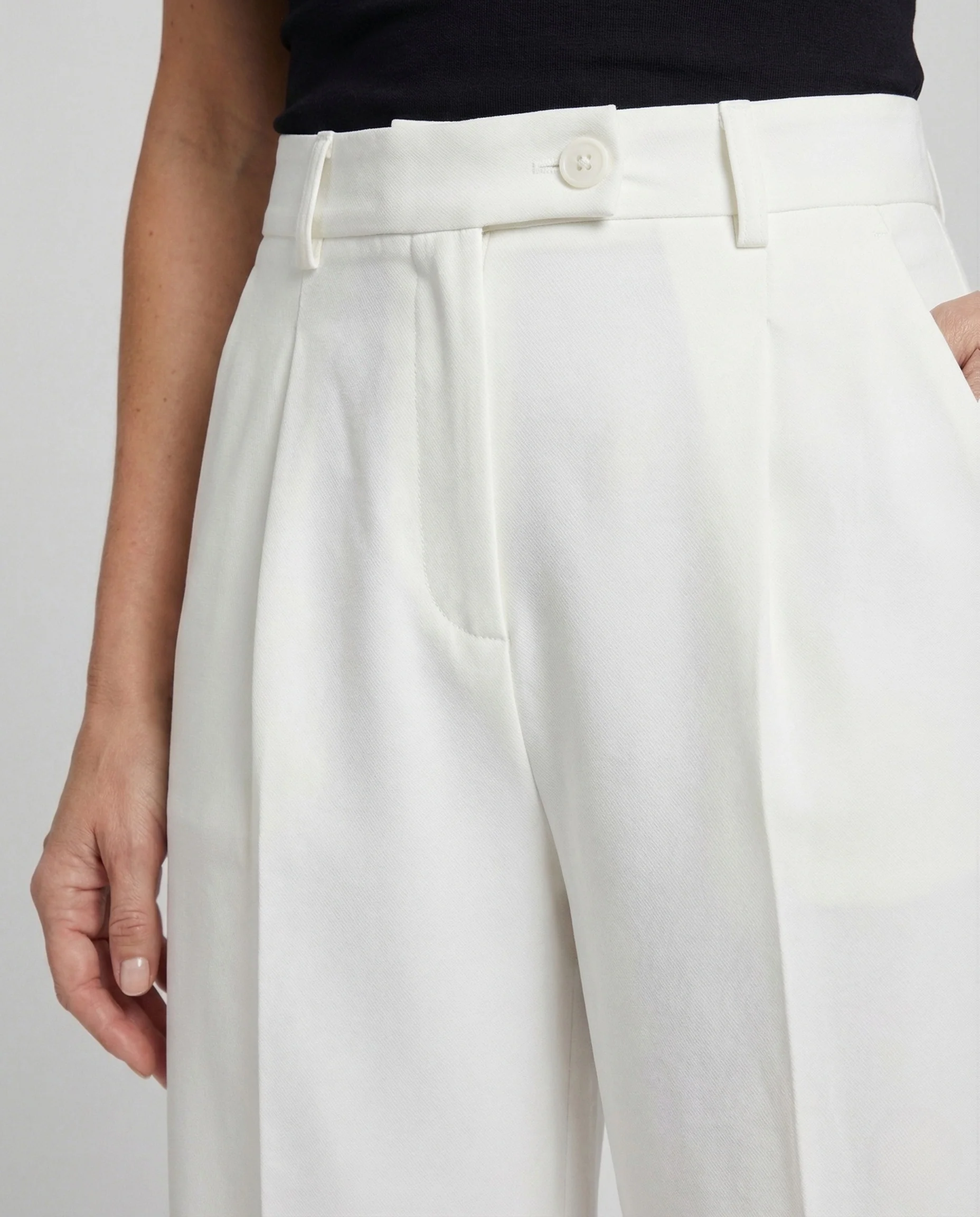 Unisex Stoffhose weit mit geradem Bein - Image 3