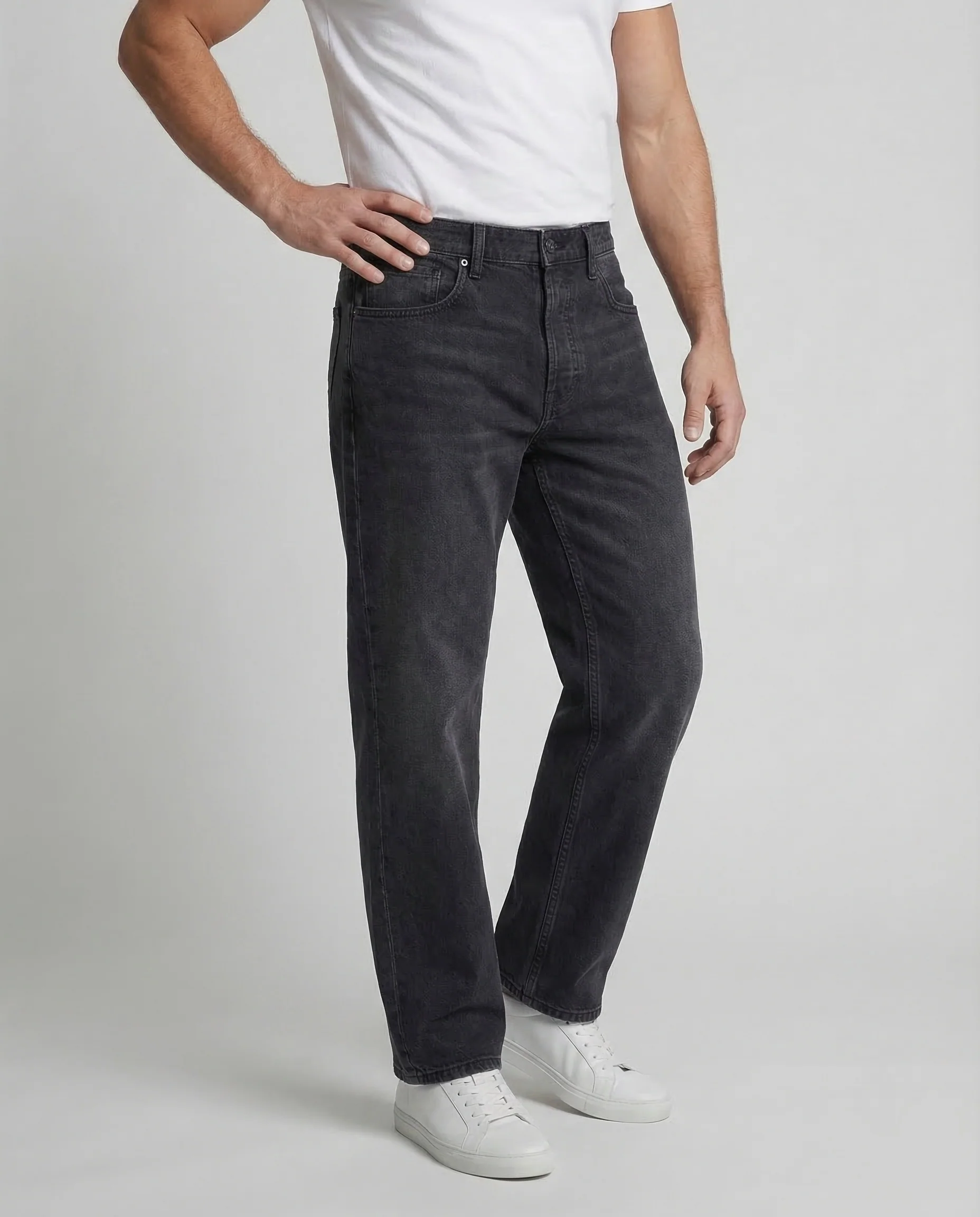 Unisex Jeans Gerade Locker - Image 2
