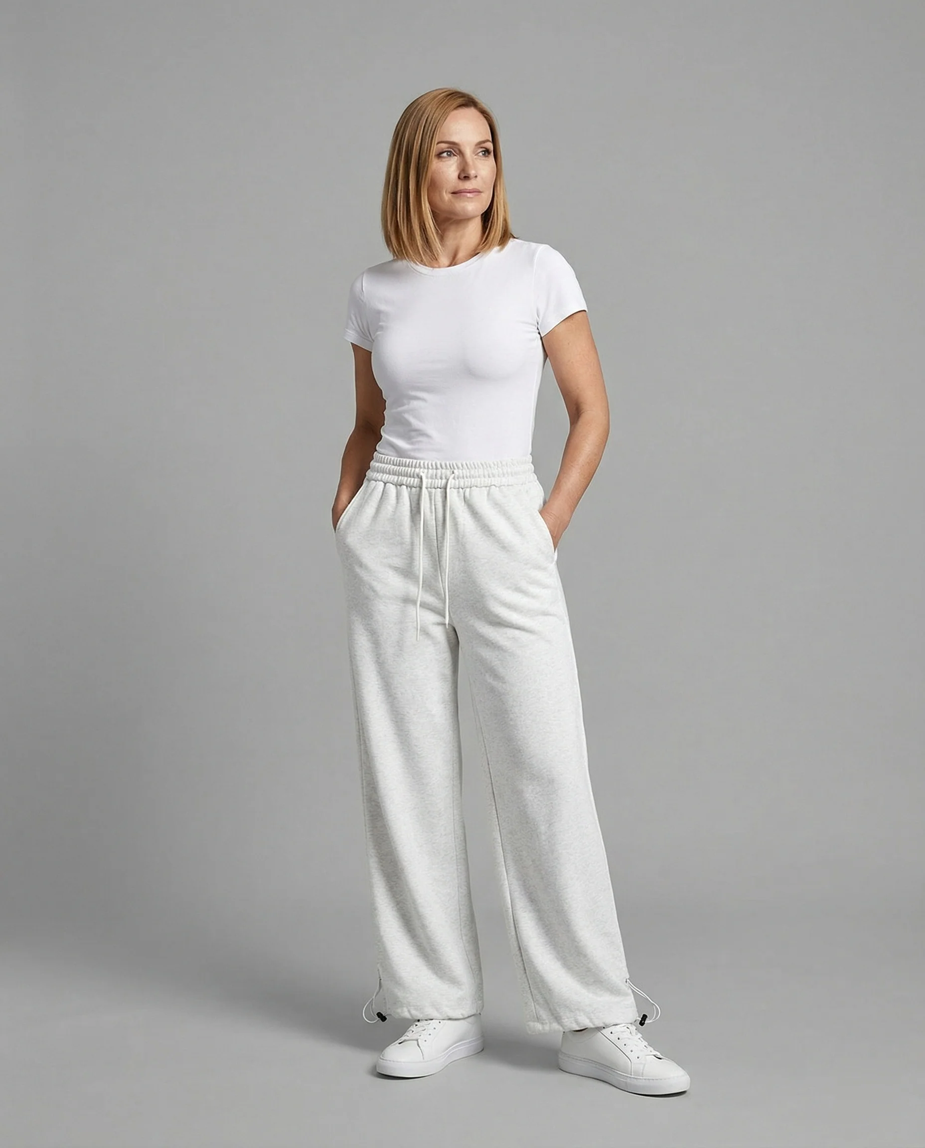 Freizeitkleidung Unisex Jogginghose Weit - Image 4