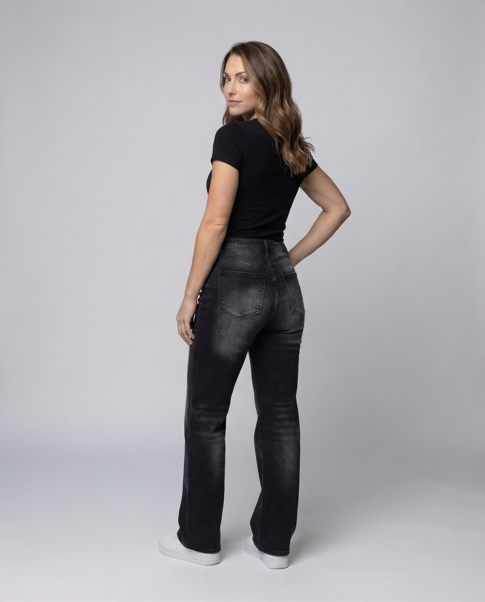 Unisex Schlagjeans Retro Used - Image 4