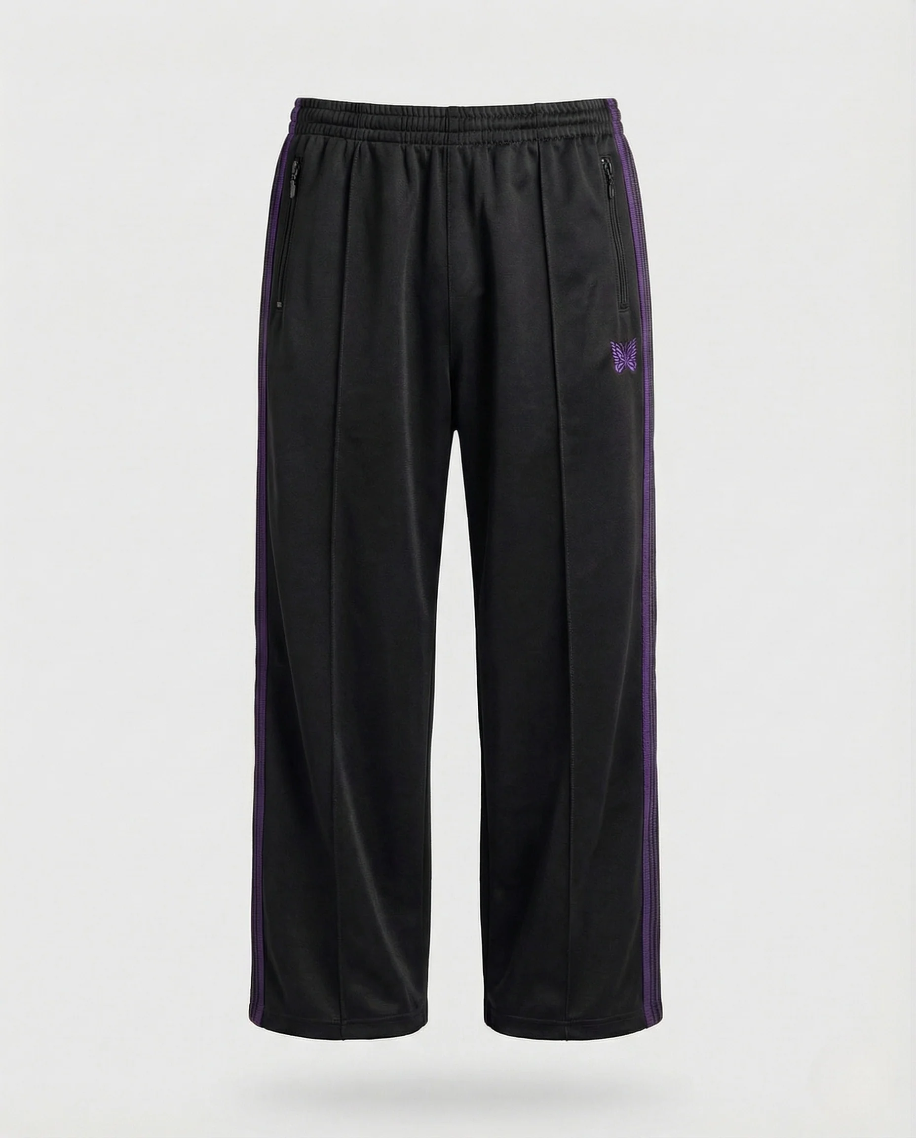 Unisex Trainingshose Satin mit Reißverschlusstaschen - Image 11