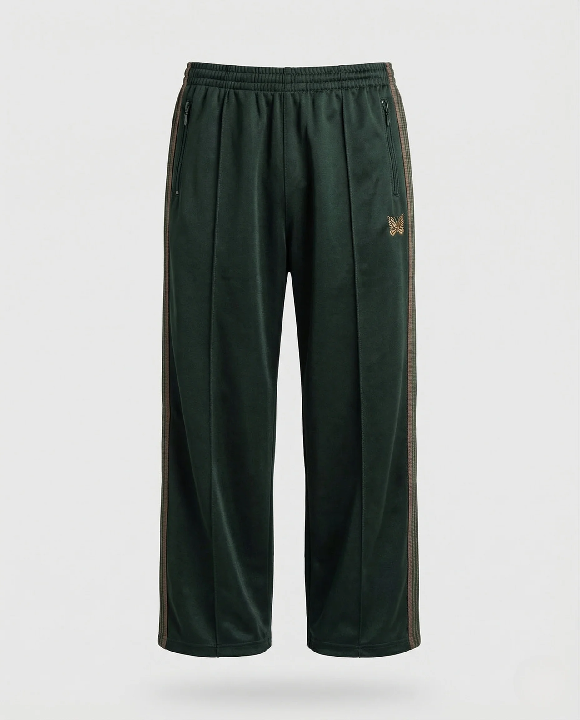 Unisex Trainingshose Satin mit Reißverschlusstaschen - Image 5
