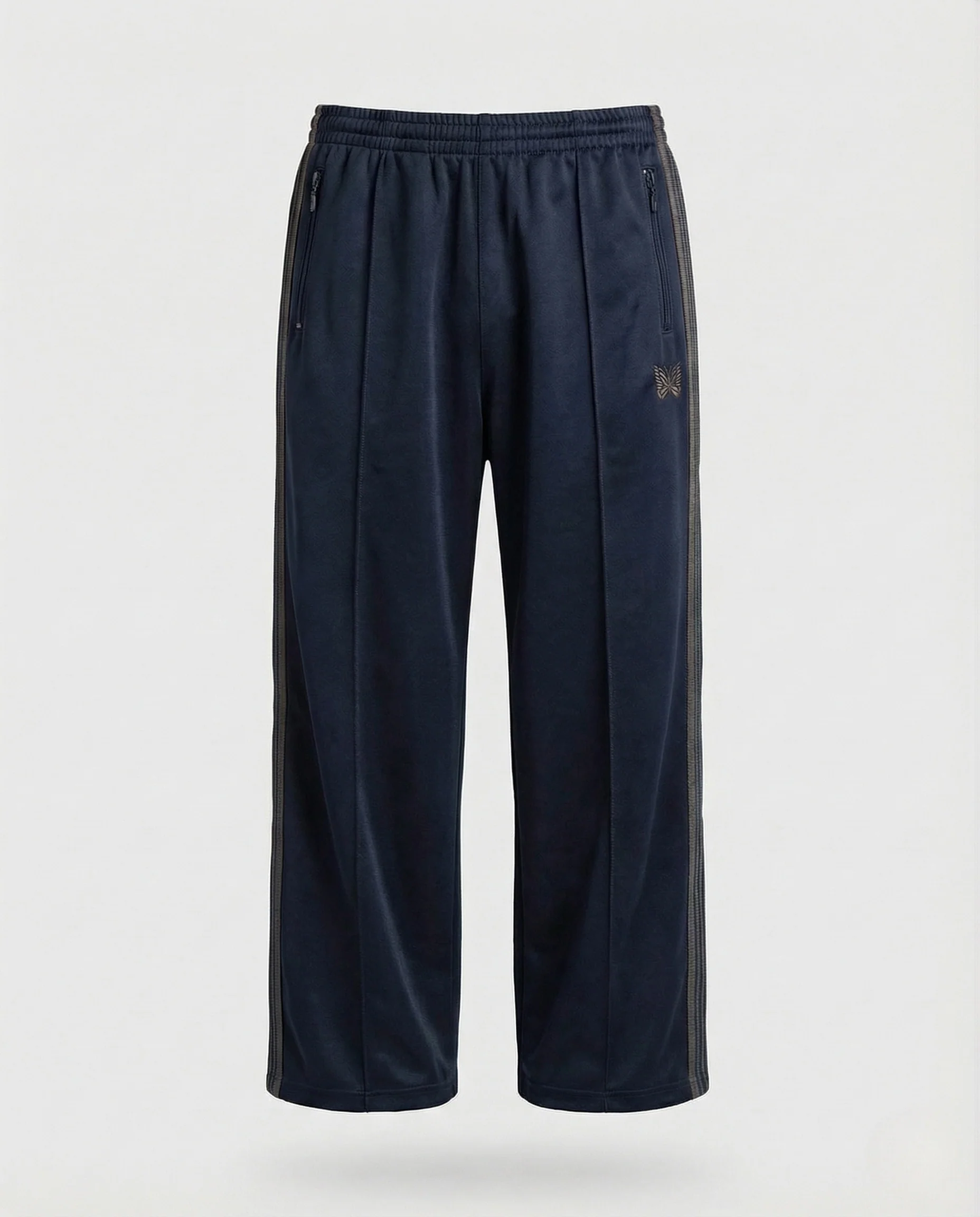 Unisex Trainingshose Satin mit Reißverschlusstaschen - Image 6