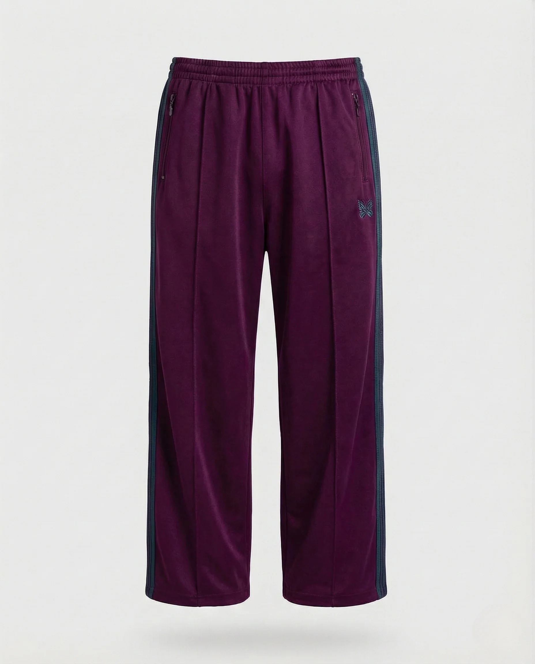 Unisex Trainingshose Satin mit Reißverschlusstaschen - Image 7