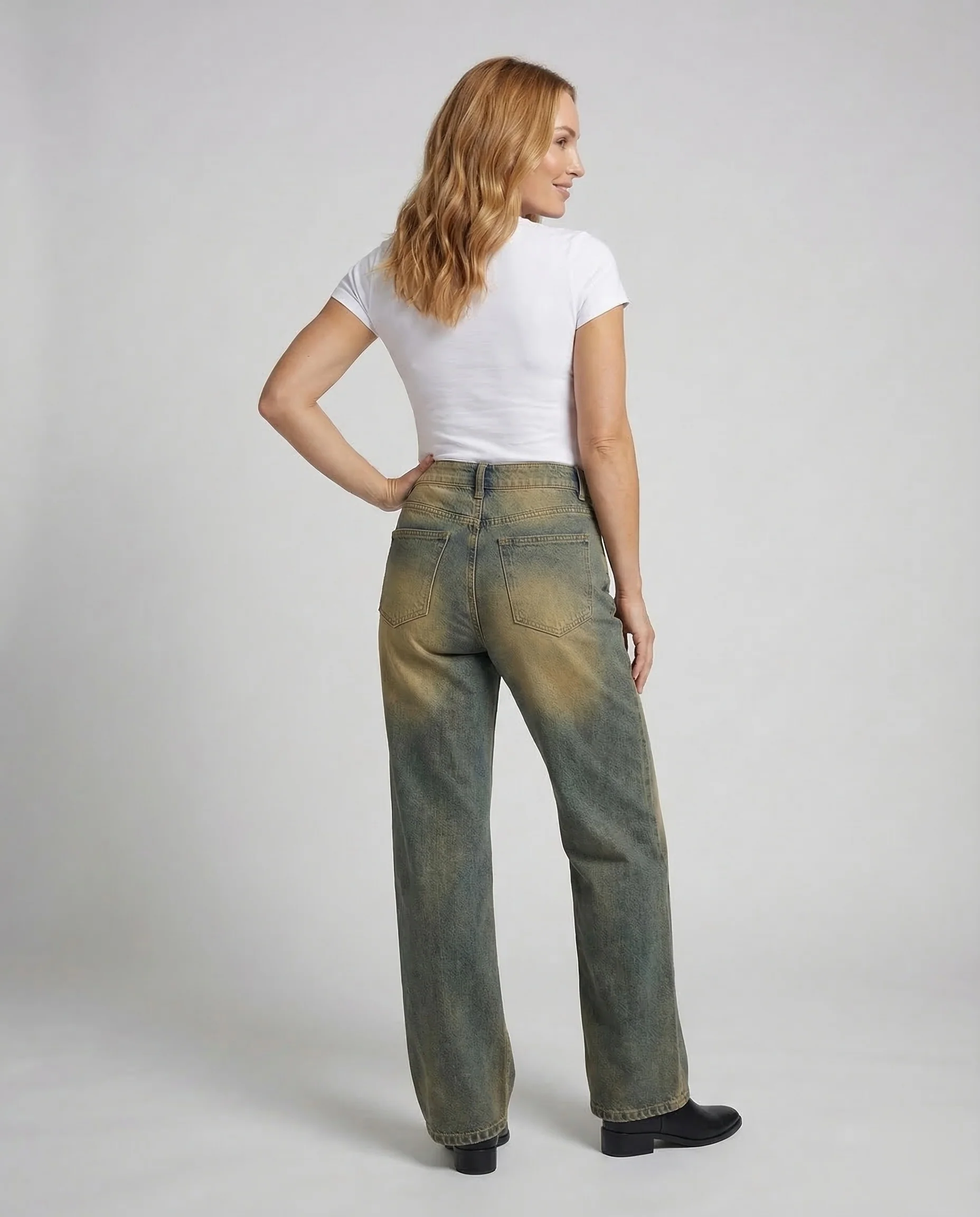 Unisex Schlagjeans Retro - Image 4