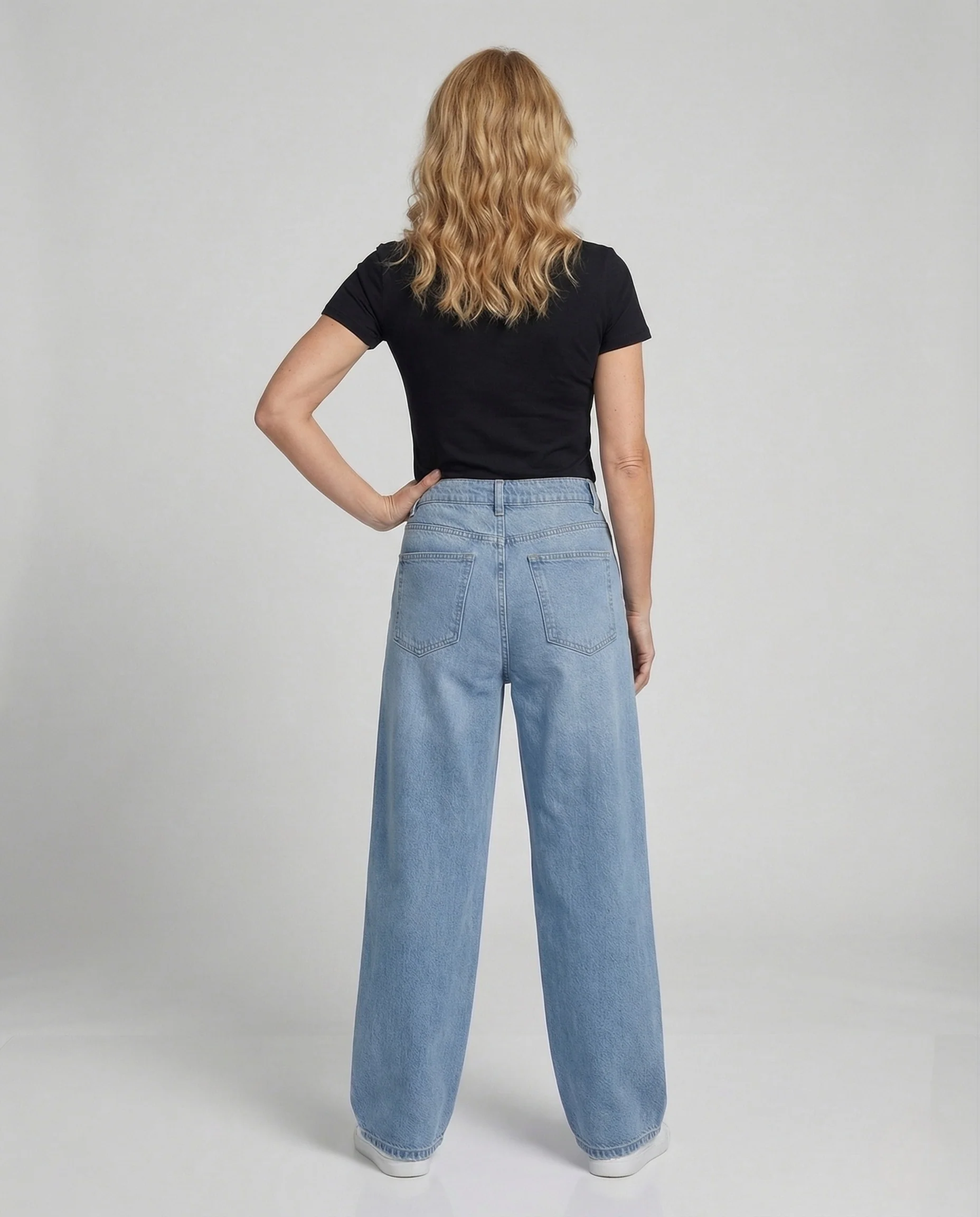 Unisex Skater Jeans weit mit geradem Bein - Image 4