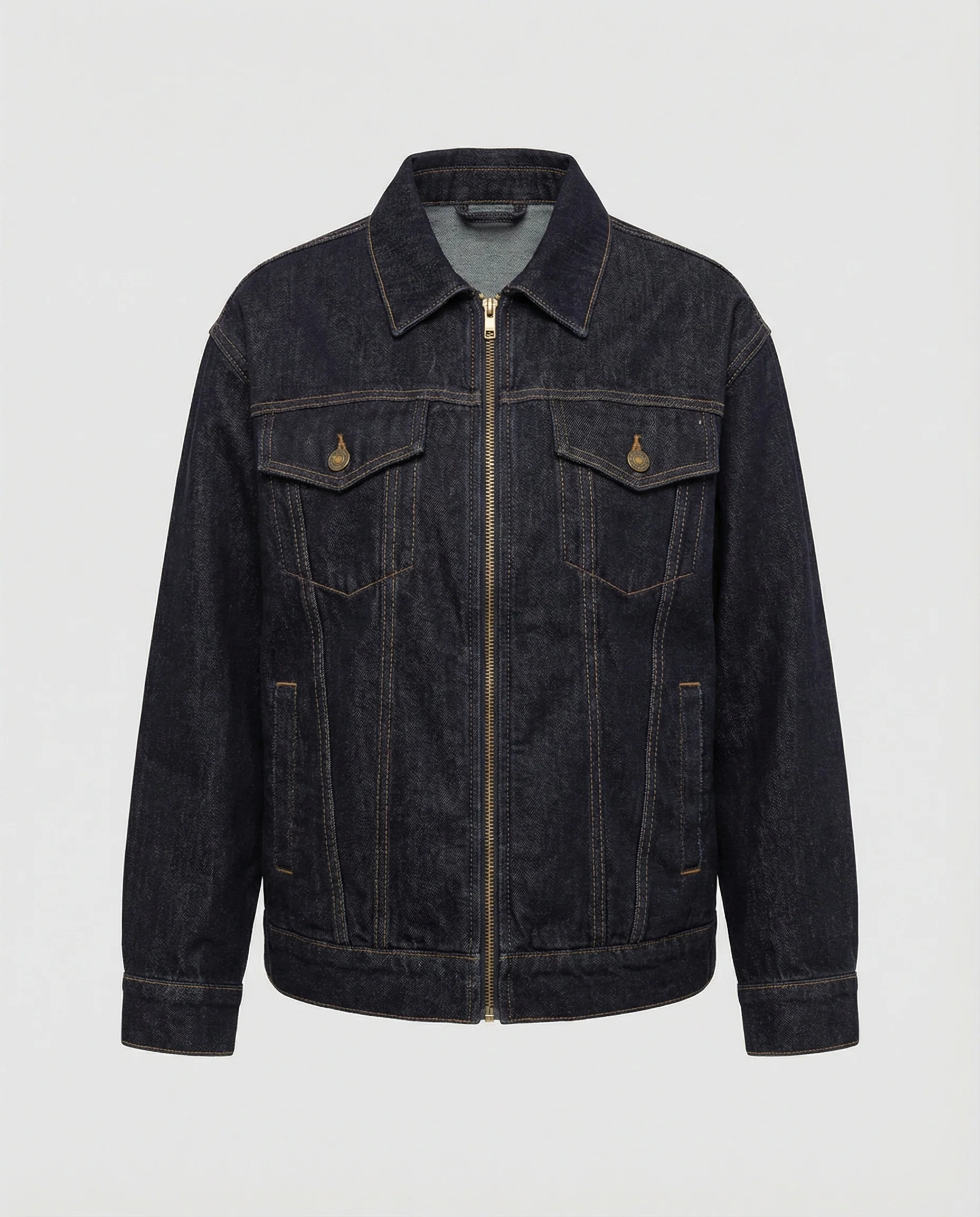 Vintage Denim Set Damen Jacke und Shorts Lässiger Retro Look - Image 5
