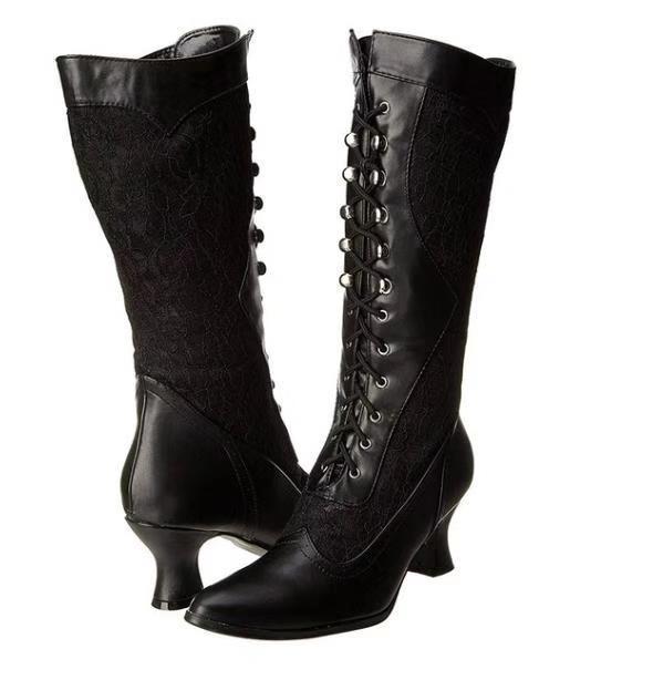 Vintage-Inspirierte Damen Stiefeletten Heidi Mode - Image 3