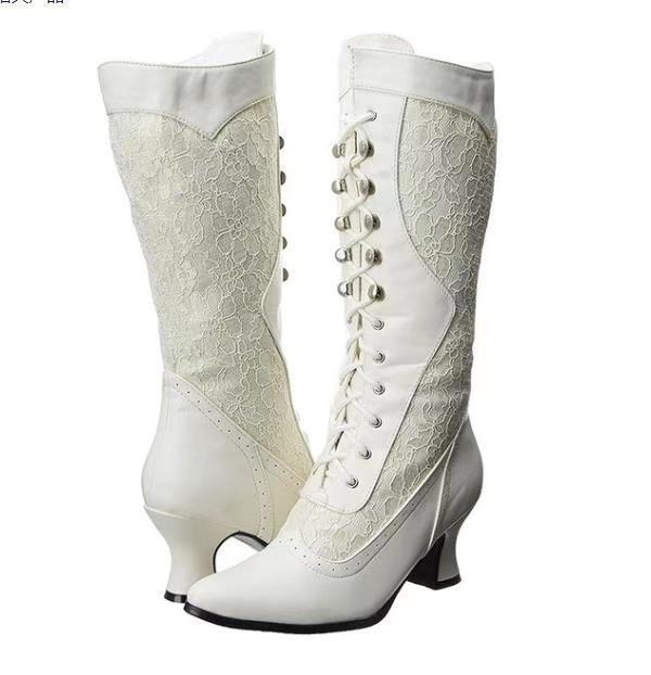 Vintage-Inspirierte Damen Stiefeletten Heidi Mode - Image 4