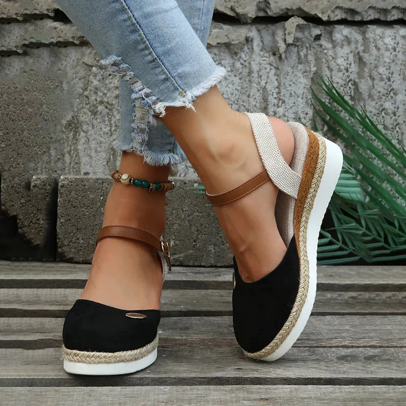 Vintage Wedge Sandalen Heidi Mode - Image 9