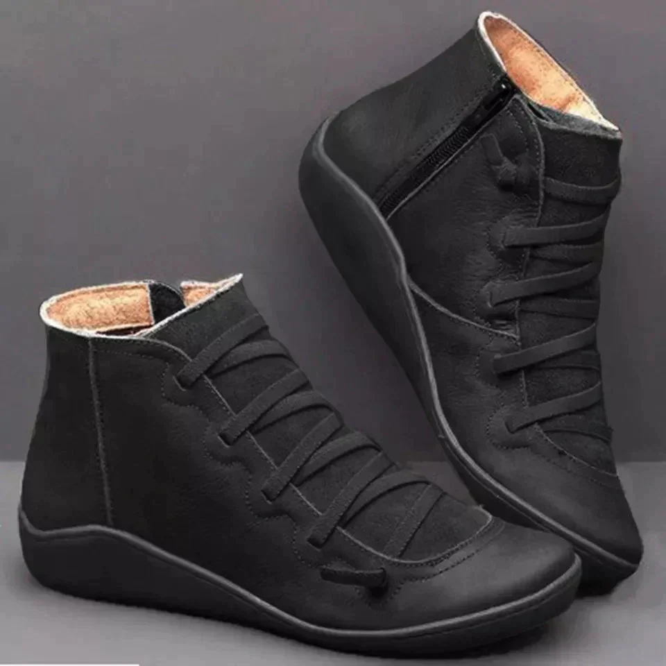 Damen wasserfeste Stiefel bequeme Sohlen synthetisch Heidi Mode - Image 6