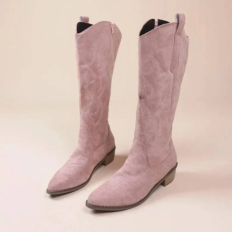 Bestickte Western-Cowboystiefel für Frauen Heidi Mode - Image 12
